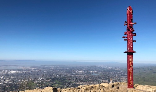 Mission Peeker': What's Behind and Inside the Famous Pole Atop Mission Peak  – NBC Bay Area